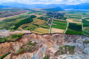 Landslide,In,Lignite,Mine,Of,Amyntaio,,Florina,,Greece