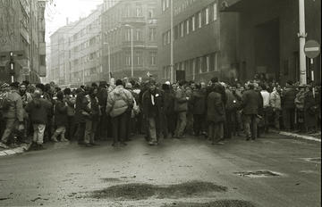 16 dicembre 1992, pacifisti italiani a Sarajevo (Foto Mario Boccia)