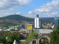 Sarajevo vista dal cimitero ebraico (Indiawest/Flickr)