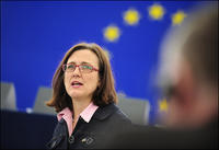 Cecilia Malmström, Commissaria Ue incaricata per la sicurezza (European Parliament /Flickr)