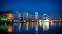 Skyline notturna di Sochi, come sarà per i Giochi olimpici invernali 2014, modello presentato a febbraio 2010 a Vancouver. Anche la città russa dipende per l'energia dalla centrale georgiano-abkhaza sull'Inguri (CoffeeGeek /Flickr)