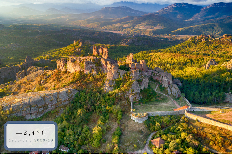 guglie rocciose e mura fortificate