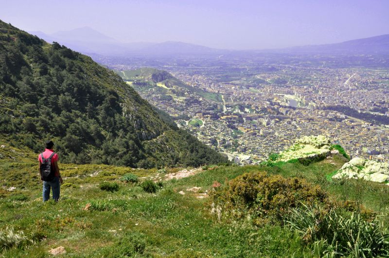 Antakia sull'Oronte, vista dall'acropoli