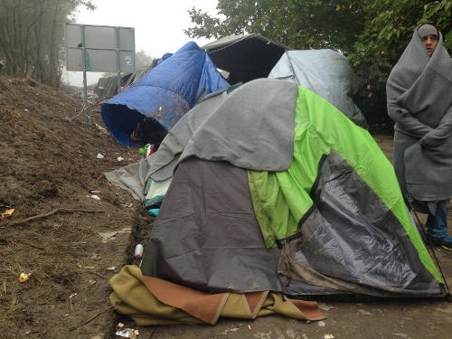 Berkasovo, i tendoni a ridosso del confine con la Croazia (Foto AOR)