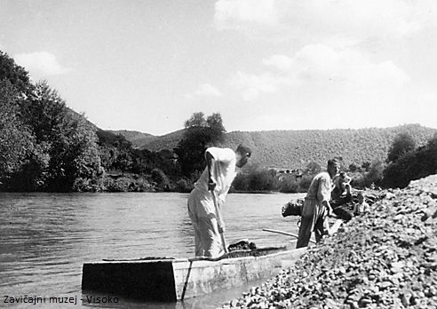 Spalaghiaia sulla Fojnica, Visoko anni Trenta del XX secolo - Foto di Ing. Milenko Gavrilović