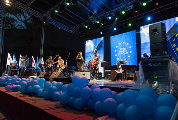 Concerto in Piazza Europa a Tbilisi (foto O. Krikorian)