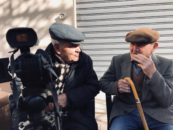 Demetrio detto scarparicchio e l'amico - foto di Maria Chiara Calvani