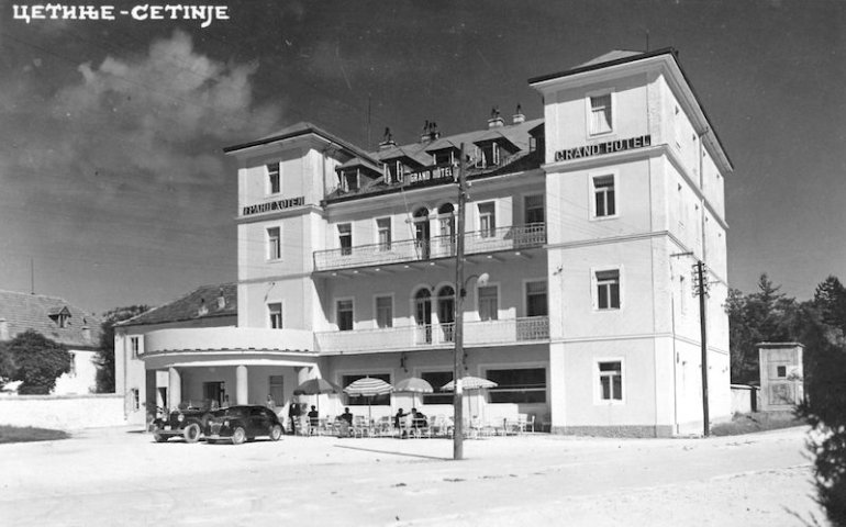 Il Grand Hotel di Cetinje, cartolina