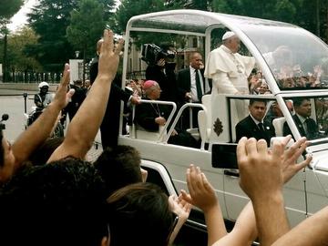 Il Papa in Albania - foto di Nicola Pedrazzi