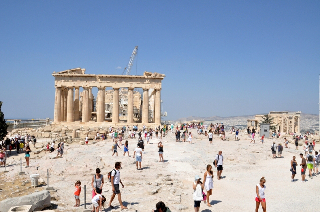 La spianata dell'Acropoli - foto F:Polacco