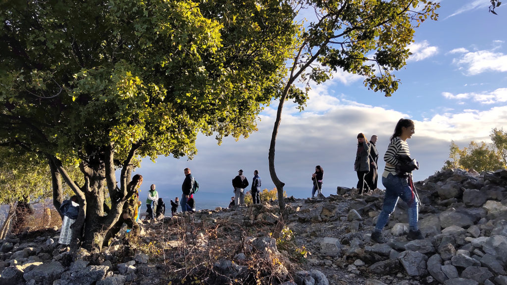 La via per giungere alla cima del Križevac - Mariangela Pizziolo