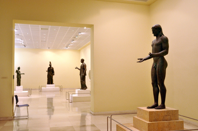 Le sale del museo archeologico del Pireo - foto F.Polacco