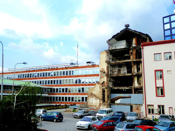 Palazzo RTS, Belgrado (foto F. Sicurella)