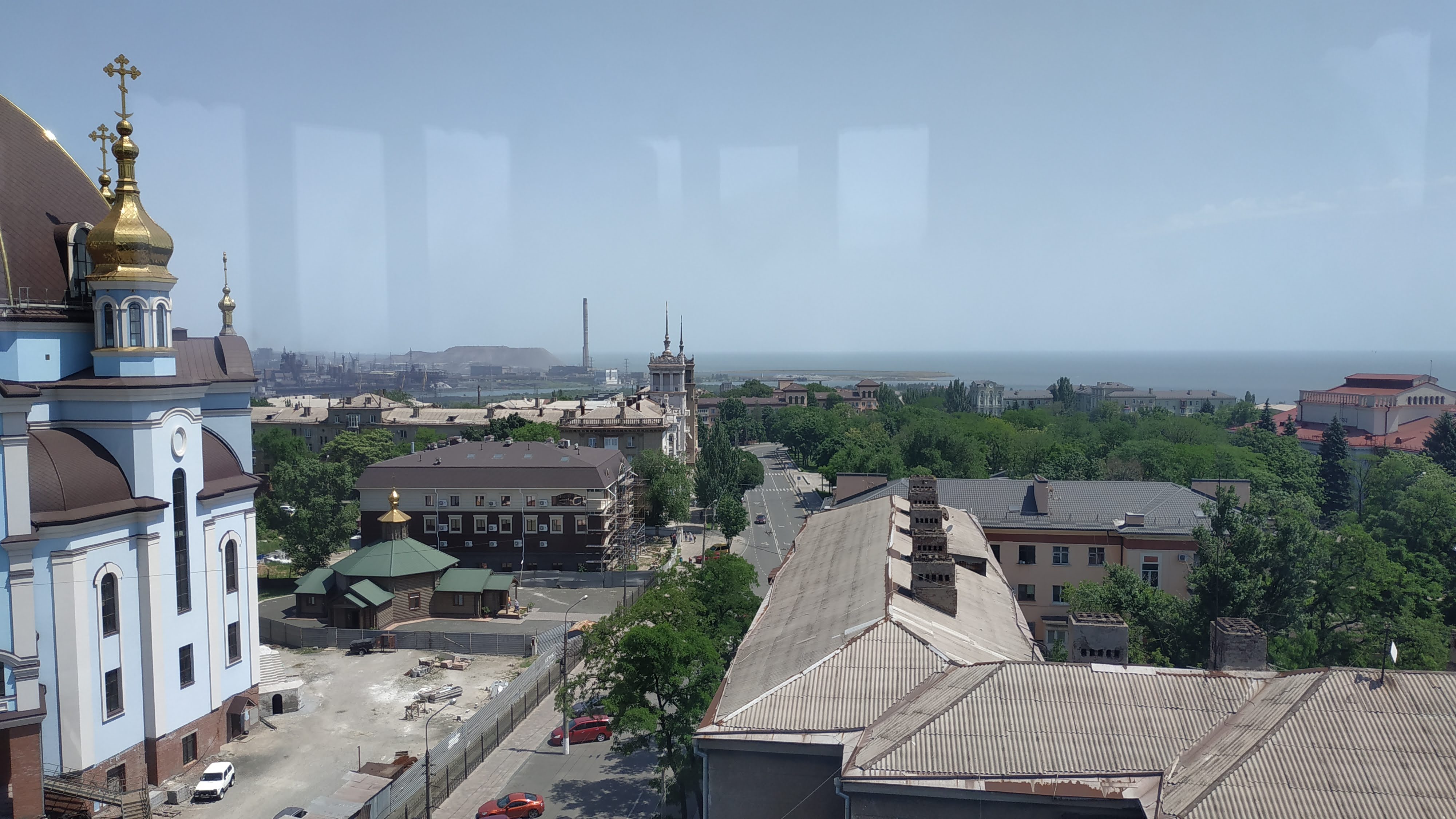 Panorama sulla zona industriale di Mariupol - foto di Claudia Bettiol