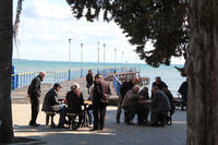 Sul lungomare di Sukhumi (foto di G. Comai)