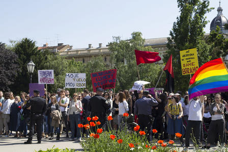 Zagabria, Diritto alla scelta (foto G. Vale)