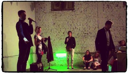 Un evento nell'ex sede del Tirana Ekspress