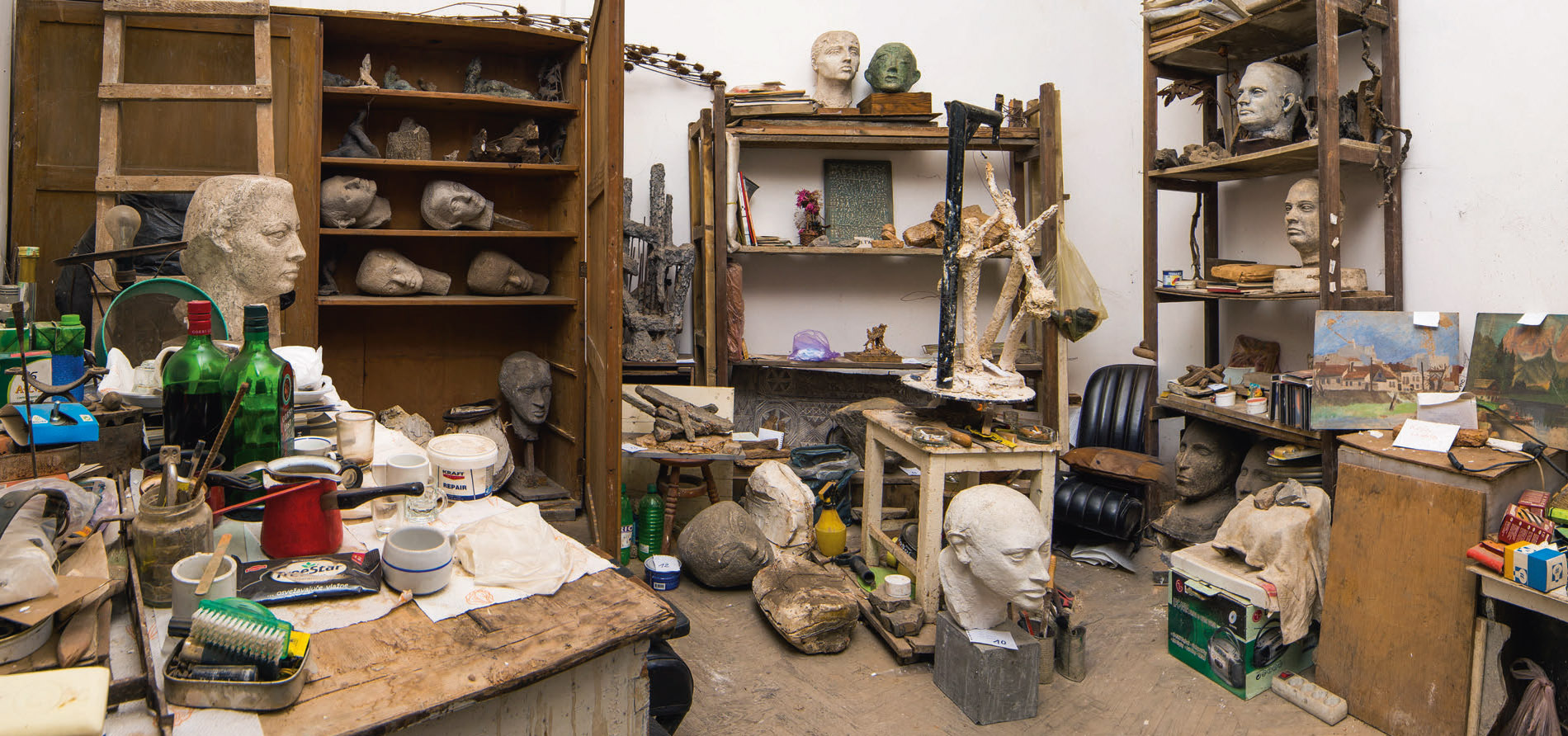 L'atelier di Olga Jevrić presso Staro Sajmište, Belgrado 2015, Documentazione Galleria SANU