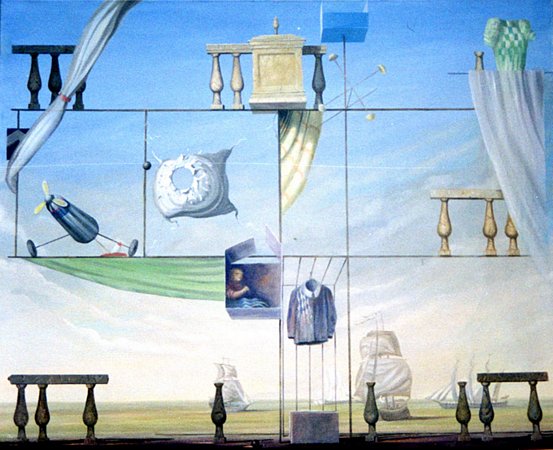 Fantasmagoria, olio su tela, Ivan kalcina
