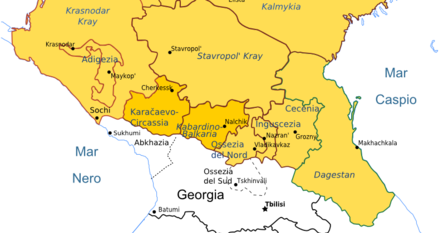 mappa Caucaso