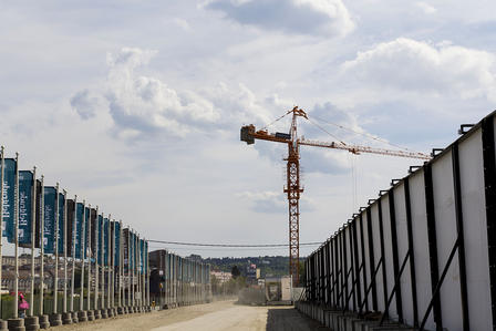 Cantiere di Belgrado sull'acqua (foto N. Ostojić)