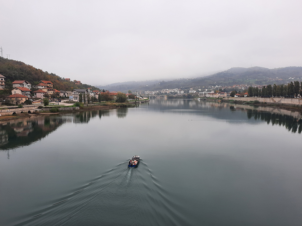 La Drina a Višegrad, BiH (foto G. Vale)
