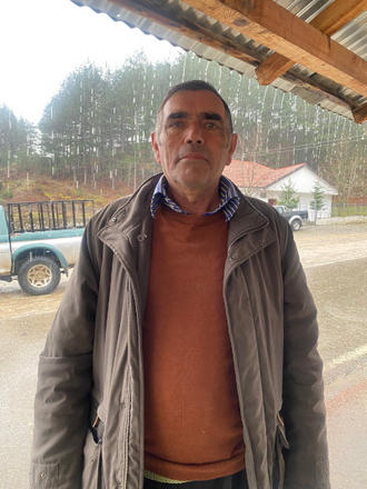 Pjetër Imeraj, administrator of Lekbibaj (Tropoja) Photo by Elona Elezi 