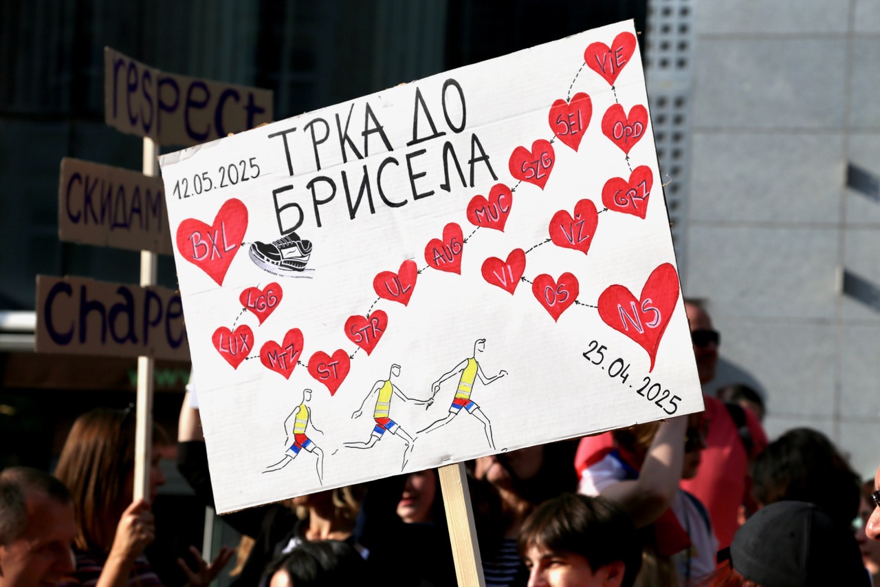 "Corsa fino a Bruxelles" (foto F. Baccini) "Corsa fino a Bruxelles" (foto F. Baccini)