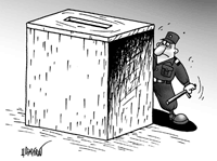 Una vignetta per questa vigilia di legislative anticipate 2010