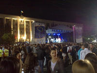 Giovani durante una serata-evento dedicata alla Ue a Chisinau (Kevglobal /Flickr)