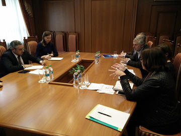 Andrei Galbur, ministro degli Esteri (foto P. Bergamaschi)