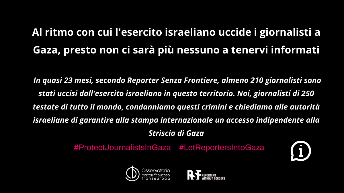 OBCT-aderisce-alla-campagna-contro-l-uccisione-dei-giornalisti-a-Gaza